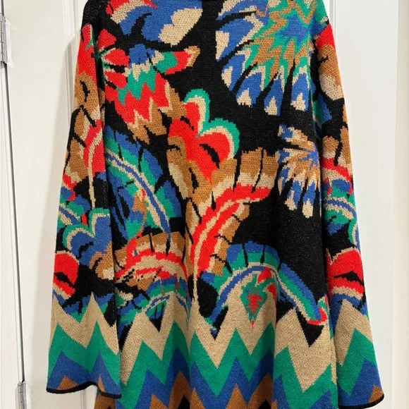 FARM Rio Chevron Forest Jacquard Cardigan Size XL - Picture 3 of 5